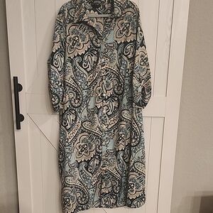 Paisley Print Dress